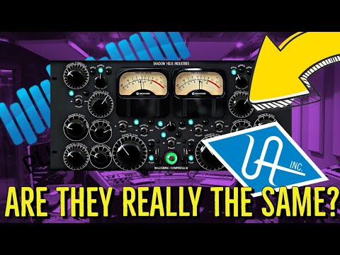 UAD VS PLUGIN ALLIANCE || SHADOW HILLS COMPRESSOR PLUGIN MYTH - ARE THEY REALLY THE SAME PLUGIN?
