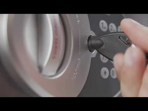 Phoenix Safe Phoenix Seifas Phoenix Seifas Phoenix Seifas Co. SS0802KD sejf 17 l Plienas Grafitowy, Metaliczny video