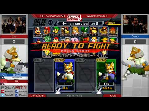 CFL Smackdown 158 Melee - Lad (Fox) vs Crunch (Blue) - Winners R3