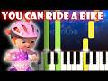 You Can Ride A Bike Cocomelon Piano Tutorial Karaoke