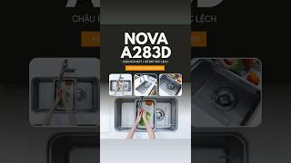 CHẬU RỬA BÁT 1 HỐ NOBINOX NOVA A283D video 3