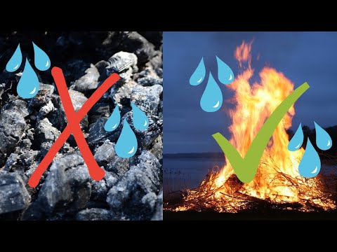 How to make a fire in the rain | Survival
