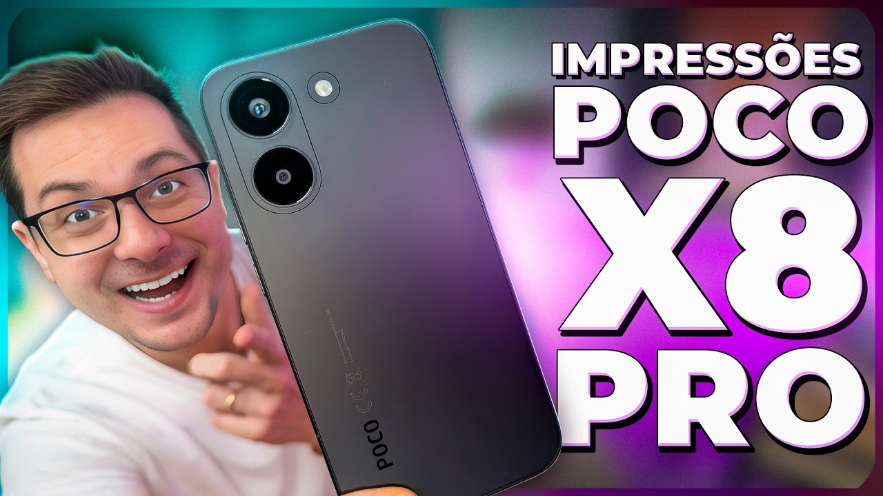 Tá AQUI! POCO X8 PRO! O NOVO REI dos POTENTES e BARATOS em 2026?!