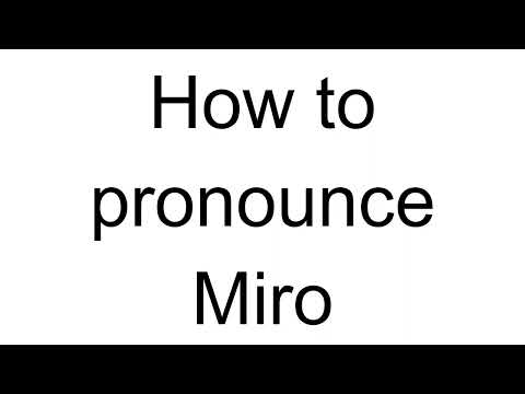 How to Pronounce Miro (Croatian)