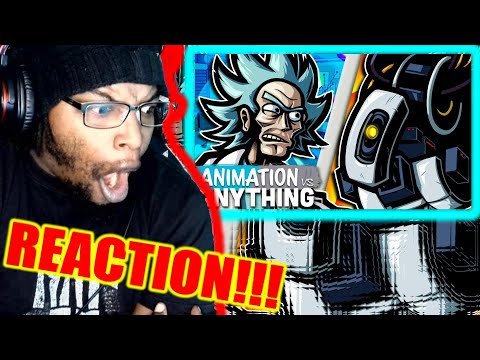 Rick Sanchez vs GLaDOS - Rap Battle! (ANIMATION VS ANYTHING: CH. II) DB Reaction