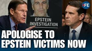 'Will You Apologise To Epstein Victims Now': Blumenthal Puts Blanche On Spot During Confirmation