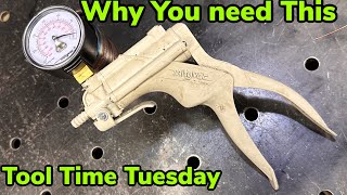 Vacuum pump everyone needs, Tool Time Tuesday.