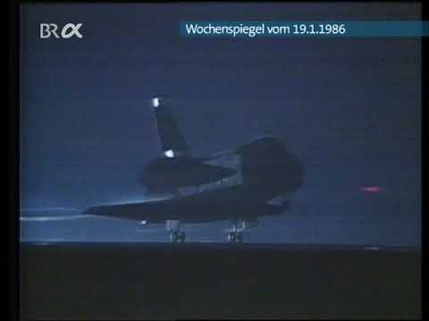 ARD Wochenspiegel vom 19.01.1986 - Shuttle STS-61-C Landung