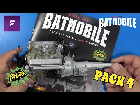Build the Batmobile - Phases 9, 10, 11, 12, 13, and 14 By FanHome / DeAgostini | ASMR