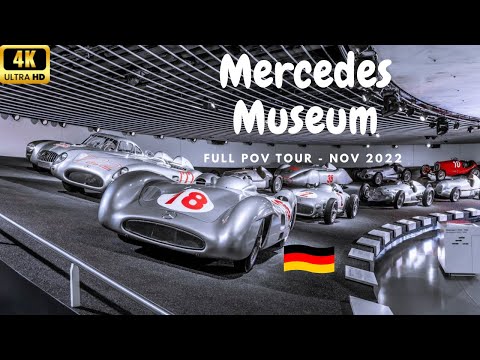 Mercedes Museum in Stuttgart 🇩🇪 - Full POV tour in 4k 