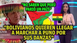 Bolivian press furious because Peru moved up the Candelaria festival and they take to the streets...