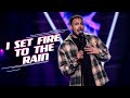 Samuel - 'I Set Fire To The Rain' | The Blind Auditions | The Voice van Vlaanderen | VTM