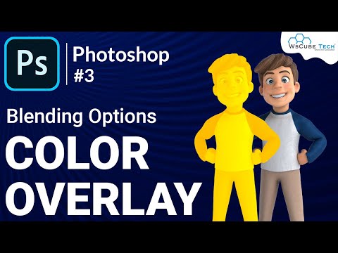 Color Overlay Change the Color of an Object in Photoshop | Photoshop Tutorials
