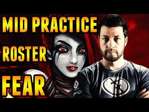 Queen of Pain Pro Gameplay - Fear Mid Lane Practice - EG New Roster Dota 2