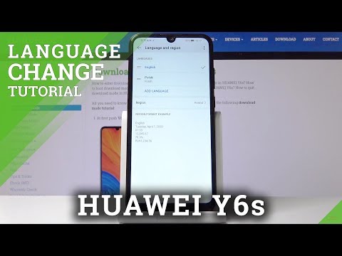 How to Change Language in HUAWEI Y6s – Language Settings