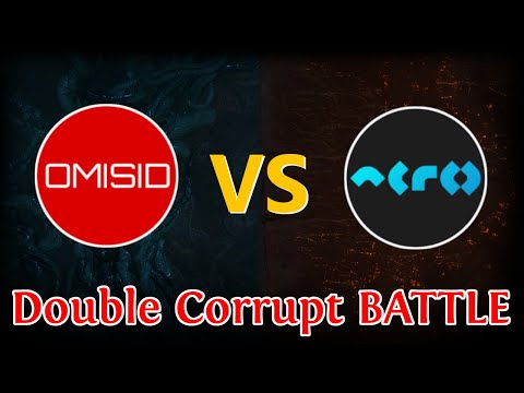 Double Corrupting 50 Aegis Auroras - 1v1 BATTLE with @aer0 - Winner Take ALL - Path of Exile 3.22