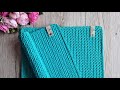 Perfect Crochet Rectangular Tablemats Mesh Stitch Full Video Tutorial
