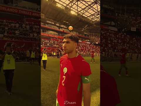 انضر الى كل من حكيمي و اوديݣارد في المبارة الودية التي جمعتهم 💫⚽ #shorts #hakimi #maroc #worldcup