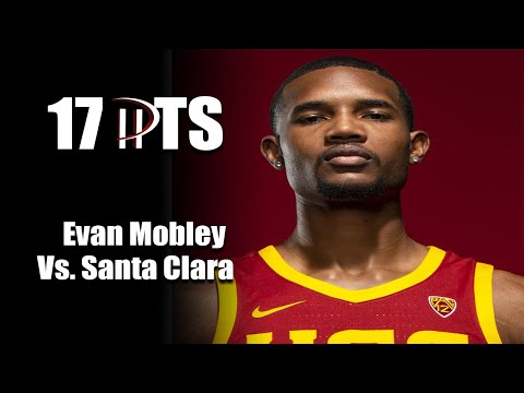 USC's Evan Mobley Drops 17 Points vs  Santa Clara | Full Highlights | 12/29/20