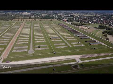 Auschwitz II Nazi Concentration Camp (Drone and Phone footage)