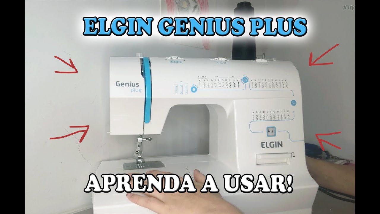Elgin Genius Plus - Passar Linha e Encher Bobina
