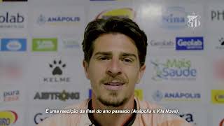 ANÁPOLIS x Vila Nova | Leonan ressalta a força do grupo, valoriza gol e projeta duelo pelas quartas