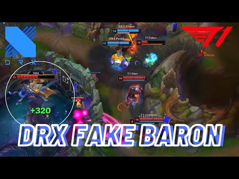 DRX Fake Baron - WORLDS FINALS 2022 GAME 4 - T1 vs DRX