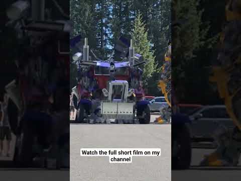 Optimus Prime live action transformation! Watch full video on my channel #transformers #optmusprime