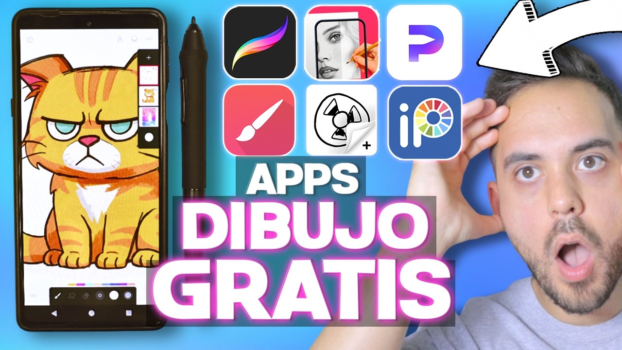 ¡No puedo creer que ESTO sea GRATIS!😱¡Las MEJORES apps GRATIS para DIBUJAR en 2025!