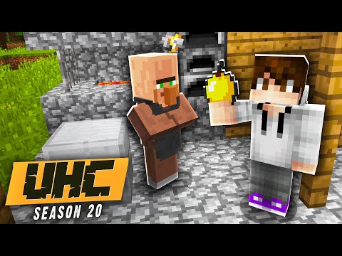 Grapeapplesauce - I SPAWNED IN A VILLAGE... (Minecraft Cube UHC Season 20 Episode 1)