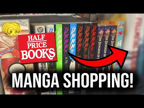 Livros pela metade do preço tinham MUITO MANGÁ! | Manga Shopping Vlog