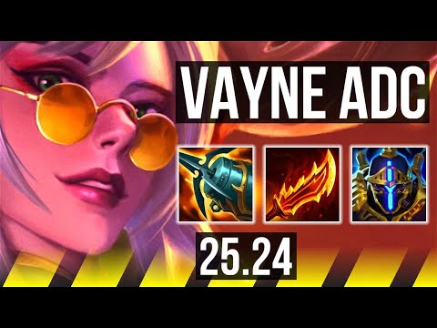 VAYNE & Lulu vs MISS FORTUNE & Leona (ADC) | Good KDA: 17/1/3 | EUW Master | 25.24