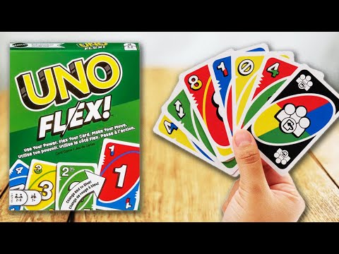 how to play UNO FLEX (gameplay and rules) | SPIELREGELN TV x Mattel