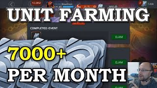 Unit Farming (Updated) - 7000+ Per Month FREE | Marvel Contest of Champions