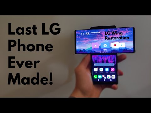 LG Wing Restoration/Screen Replacement - LG's Last Phone!