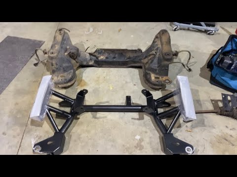 My Camaro build: installing a BMR tubular K member!