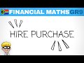 Financial Maths Grade 9: Hire Purchase