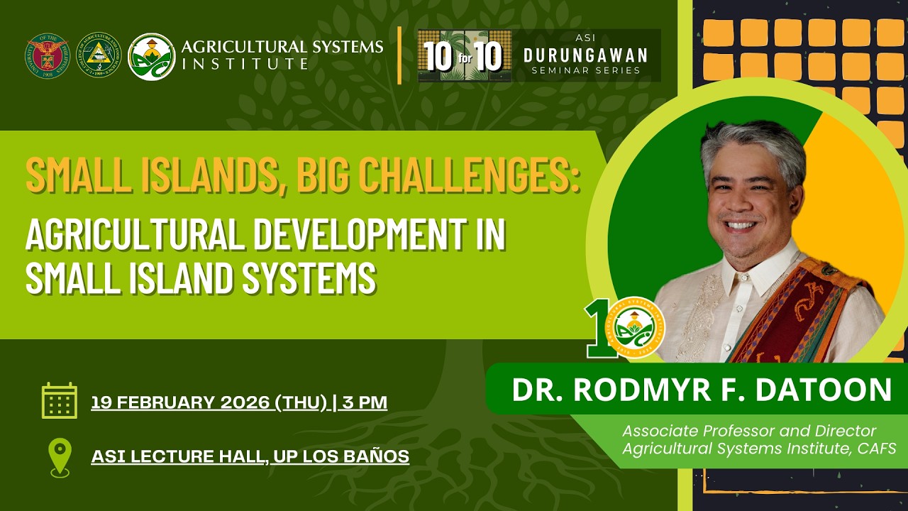 𝐒𝐌𝐀𝐋𝐋 𝐈𝐒𝐋𝐀𝐍𝐃𝐒, 𝐁𝐈𝐆 𝐂𝐇𝐀𝐋𝐋𝐄𝐍𝐆𝐄𝐒 𝗔𝗴𝗿𝗶𝗰𝘂𝗹𝘁𝘂𝗿𝗮𝗹 𝗗𝗲𝘃𝗲𝗹𝗼𝗽𝗺𝗲𝗻𝘁 𝗶𝗻 𝗦𝗺𝗮𝗹𝗹 𝗜𝘀𝗹𝗮𝗻𝗱 𝗦𝘆𝘀𝘁𝗲𝗺𝘀