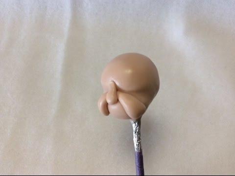 Sculpt Mini Head Part 1/8 - Mini Baby Pose-Able (V5)