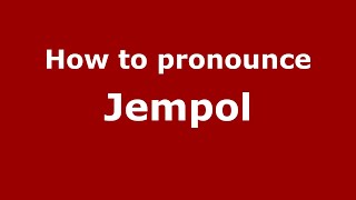 How to pronounce Jempol