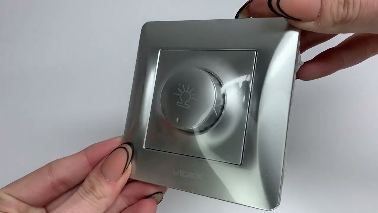 Димер 600 Вт BINERA срібний шовк (VF-BNDM600-CR)