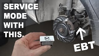 How to Put Your Volkswagen or Audi in Service Mode!  Retracting the Electronic Parking Brake