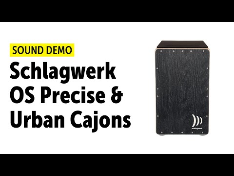 Schlagwerk OS Precise & Urban Cajons - Sound Demo