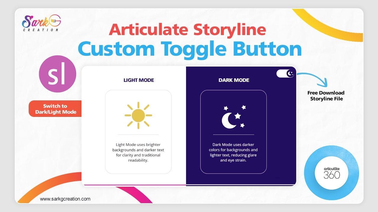Custom Toggle Button in Storyline 360 (Demo)