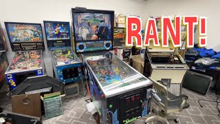 RANT! - Why We Don't Like Working On Newer Pinball Machines - Joey Was in A BAD Mood!
