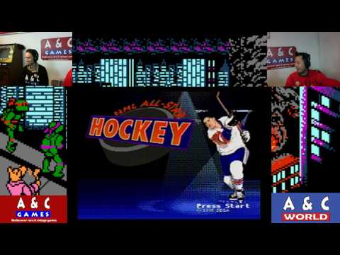 Let's Play NHL All-Star Hockey 95 (Genesis) with DTysonator & Gar