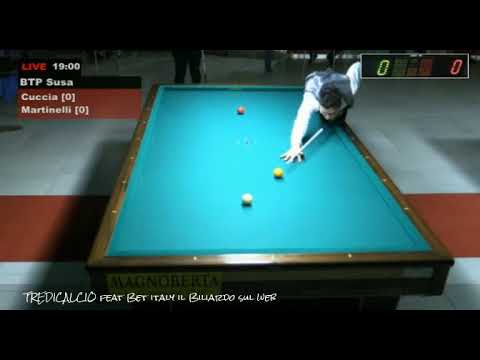 A.MARTINELLI vs CUCCIA - 5^PROVA BILIARDO BTP 2016 SANT'ANTONINO di SUSA
