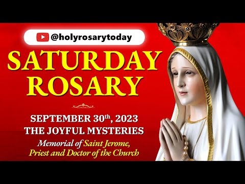 SATURDAY HOLY ROSARY ❤️SEPTEMBER 30 2023❤️ JOYFUL MYSTERIES OF THE ROSARY [VIRTUAL] #holyrosarytoday