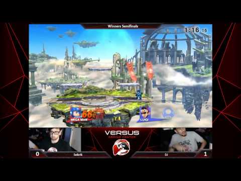 Versus Weekly 4/16/15 - Winners Semis - DJ Jack (Luigi/Mario) vs. Seibrik (Megaman) - Smash 4