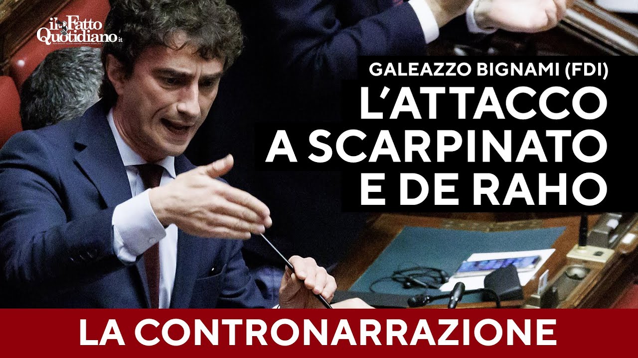 Bignami e contronarrazione di Fdi: "Scarpinato e De Raho non vogliono la verità sulla mafia"